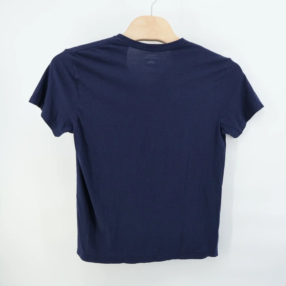 Polo Ralph Lauren Men Classic Fit V Neck Short Sleeve Navy Blue‎ T Shirt L